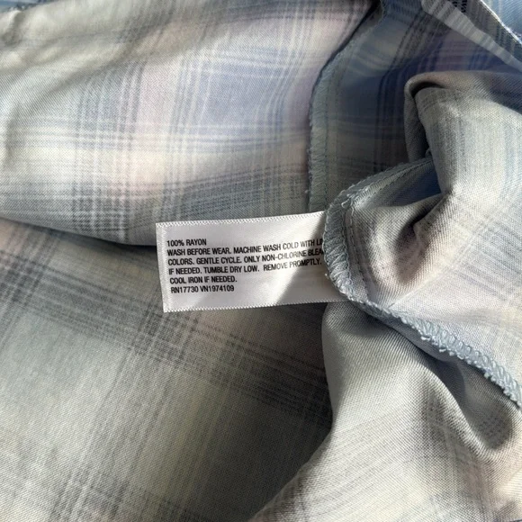 296 NWT Art Class Girl’s Button Front Spaghetti Strap Plaid Dress -Size: XL (14) - Picture 3 of 5